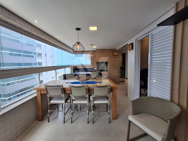 Apartamento 3 dormitórios com vista mar mobiliado no Caiçara: 4ª foto da galeria de imagens do imóvel