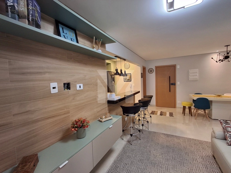 Apartamento 3 dormitórios com vista mar mobiliado no Caiçara: 12ª foto da galeria de imagens do imóvel