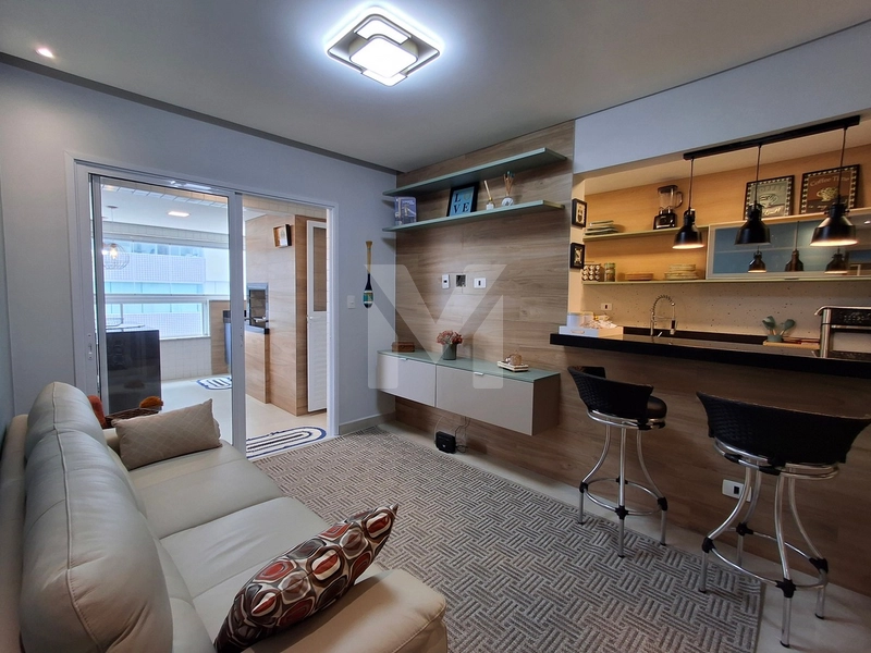 Apartamento 3 dormitórios com vista mar mobiliado no Caiçara: 33ª foto da galeria de imagens do imóvel