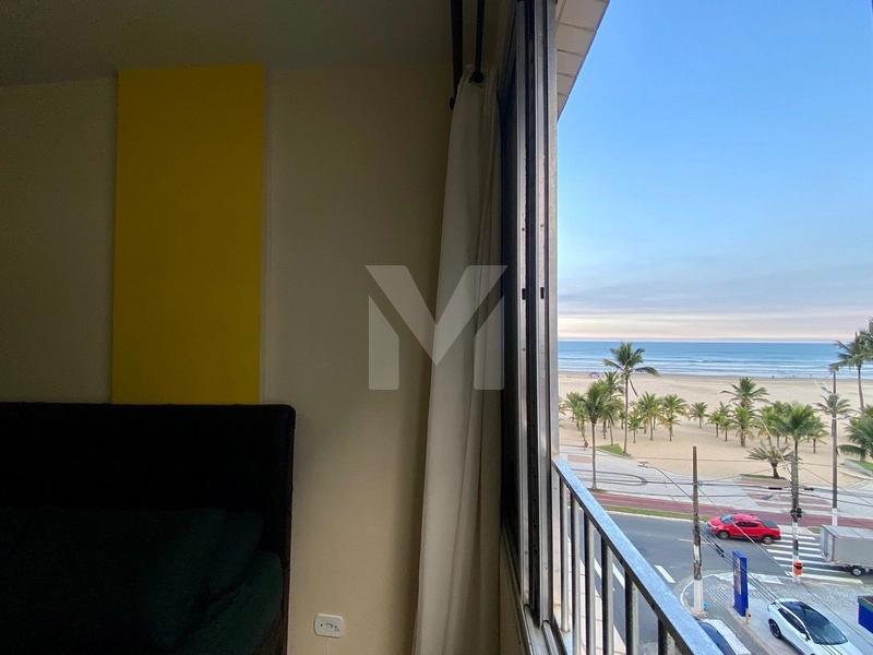 Prédio Frente Mar - Kitnet com vista mar na Guilhermina: 3ª foto da galeria de imagens do imóvel