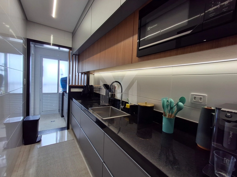 Lindo apartamento 2 dormitórios vista mar porteira fechada no Caiçara: 30ª foto da galeria de imagens do imóvel