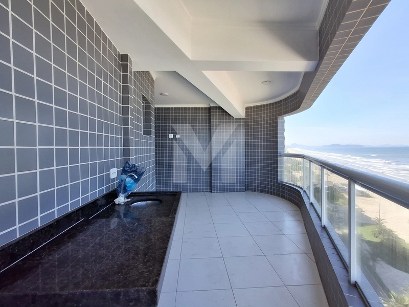 Apartamento frente para o mar com 3 dormitórios na Vila Caiçara: 6ª foto da galeria de imagens do imóvel
