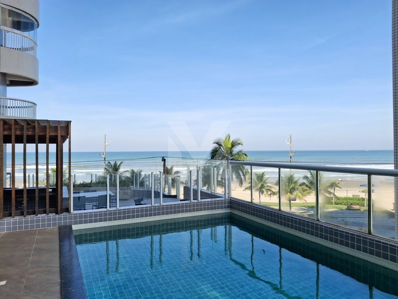 Apartamento frente para o mar com 3 dormitórios na Vila Caiçara: 27ª foto da galeria de imagens do imóvel
