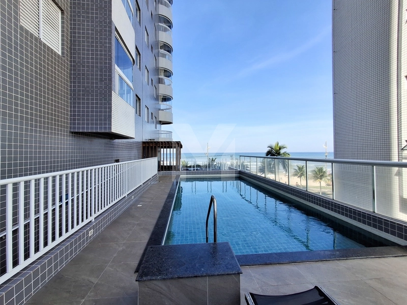 Apartamento frente para o mar com 3 dormitórios na Vila Caiçara: 26ª foto da galeria de imagens do imóvel