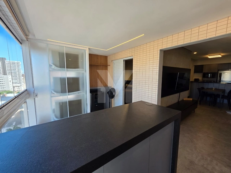 Apartamento porteira fechada, com 82m² no Canto do Forte: 10ª foto da galeria de imagens do imóvel