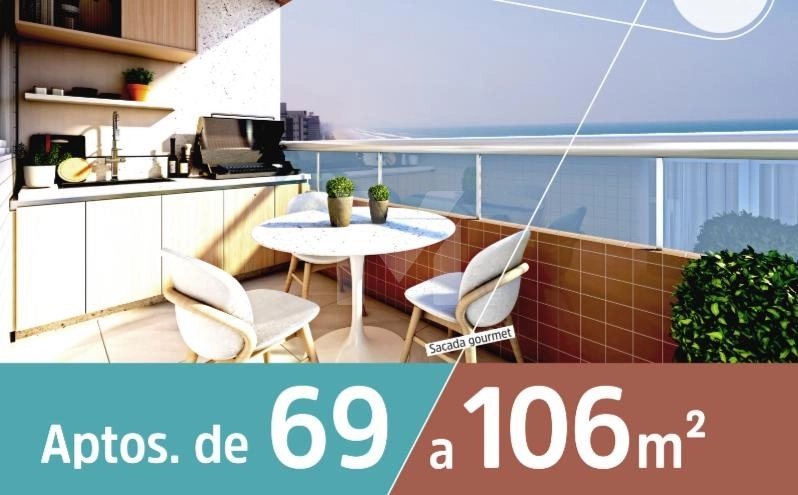 A oportunidade de Morar em um prédio FRENTE MAR!: 9ª foto da galeria de imagens do imóvel