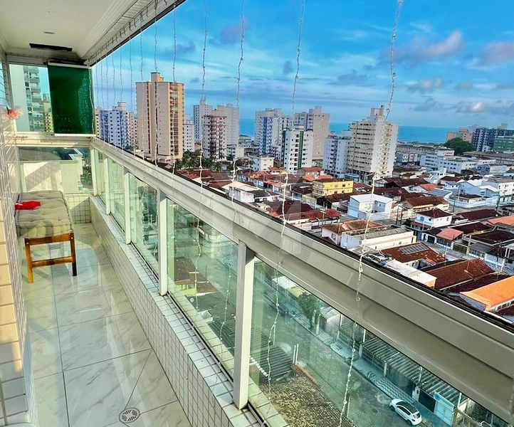 Apartamento mobiliado com vista livre na Ocian: 1ª foto da galeria de imagens do imóvel