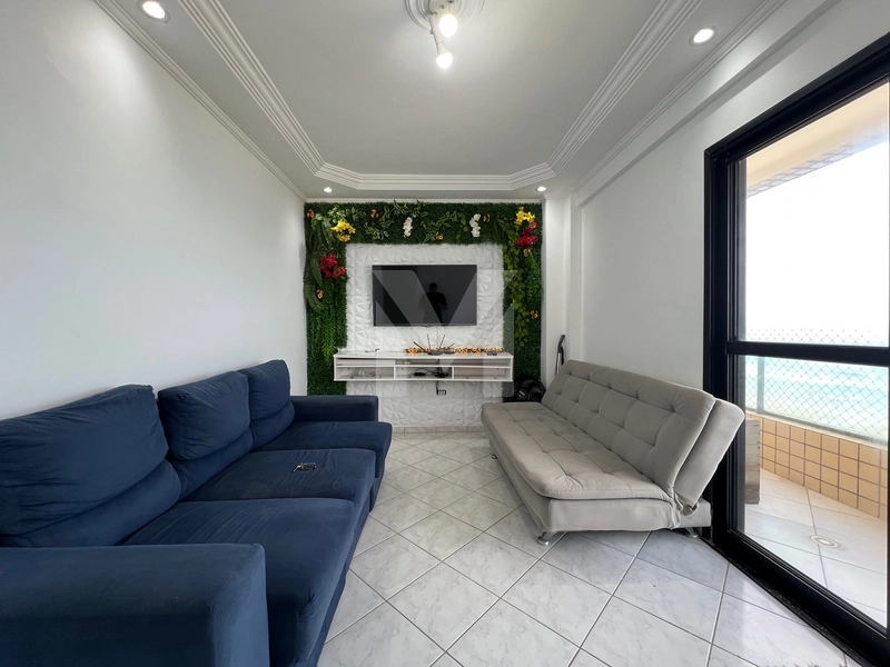 APARTAMENTO FRENTE MAR 1 DORMITÓRIO COM CHURRASQUEIA: 1ª foto da galeria de imagens do imóvel