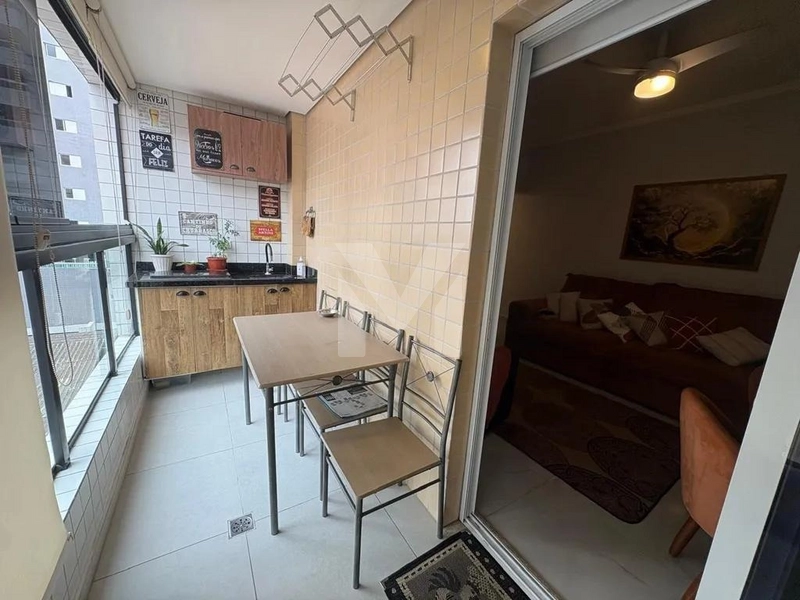 Apartamento 52m², varanda gourmet, 1 dorm, 1 vaga, Ocian: 2ª foto da galeria de imagens do imóvel