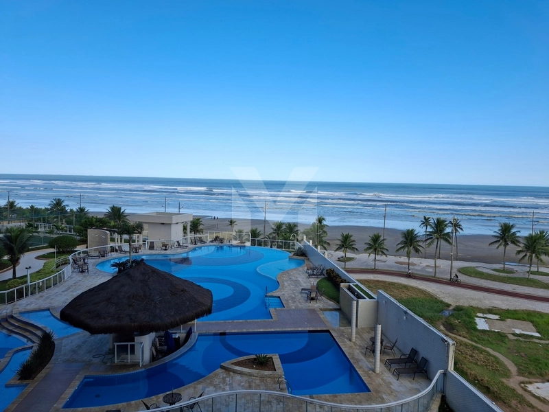 Apartamento 2 dormitórios, frente mar na Vila Mirim – Praia Grande: 1ª foto da galeria de imagens do imóvel