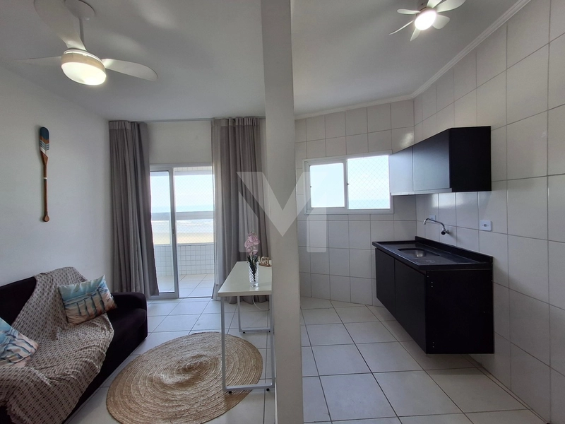 Apartamento frente mar 1 dormitório com sacada gourmet por R$ 450 mil: 12ª foto da galeria de imagens do imóvel