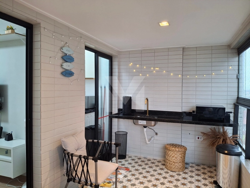 Lindo apartamento decorado de um dormitório por R$ 480 mil e vista mar: 17ª foto da galeria de imagens do imóvel
