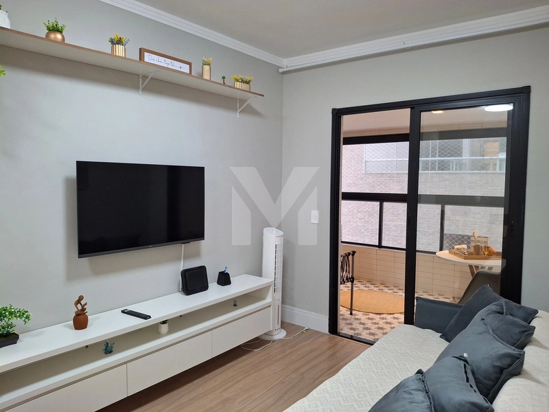 Lindo apartamento decorado de um dormitório por R$ 480 mil e vista mar: 12ª foto da galeria de imagens do imóvel