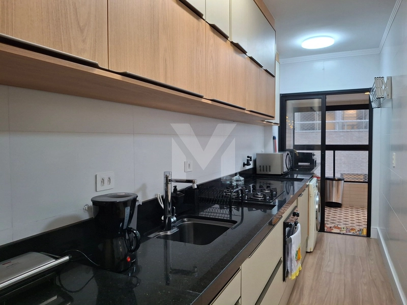 Lindo apartamento decorado de um dormitório por R$ 480 mil e vista mar: 10ª foto da galeria de imagens do imóvel
