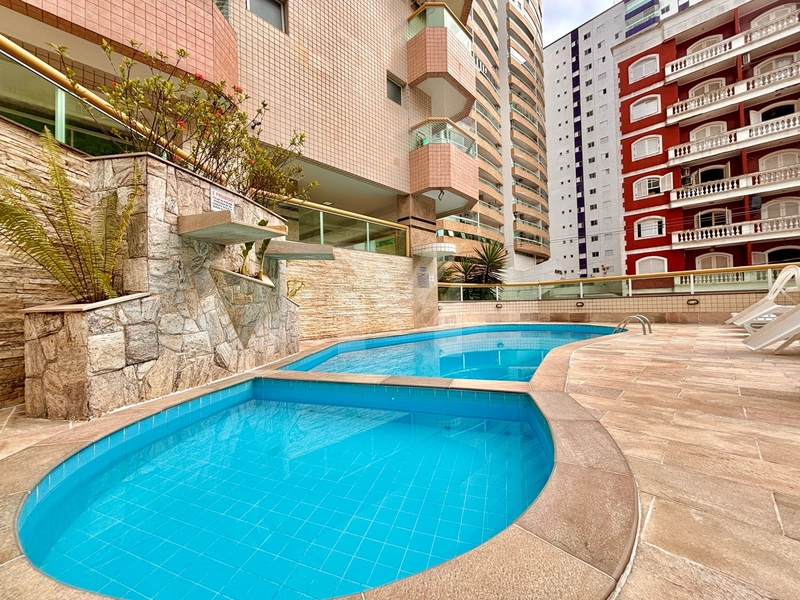 Apartamento mobiliado há 200m do Mar no bairro TUPI em Praia Grande-SP: 23ª foto da galeria de imagens do imóvel