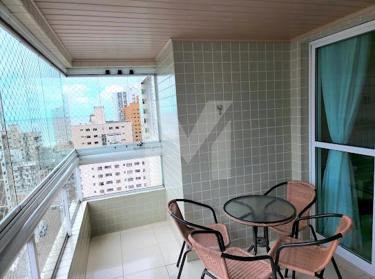 AVIAÇÃO — 2 DORMS, VISTA MAR E SACADA COM CHURRASQUEIRA: 7ª foto da galeria de imagens do imóvel
