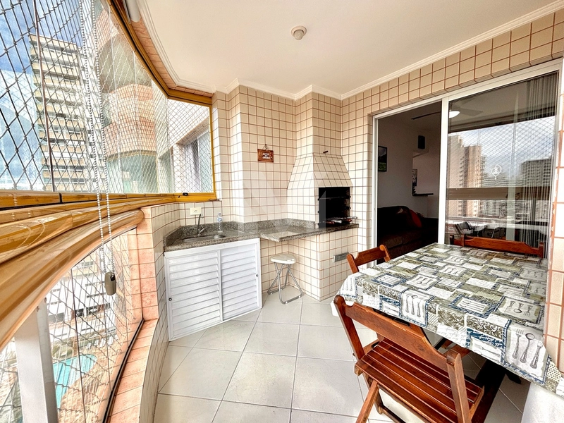 Apartamento mobiliado há 250m da Praia na TUPI: 6ª foto da galeria de imagens do imóvel