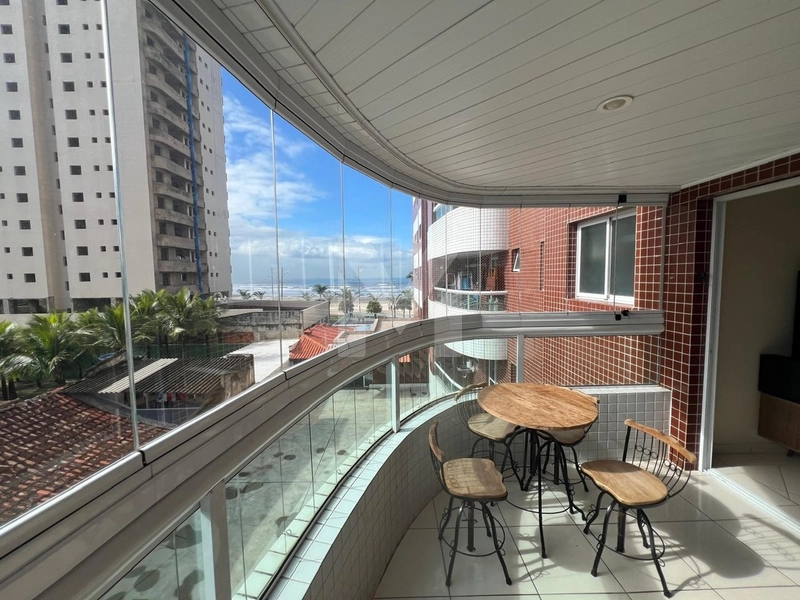 Apartamento 2 dormitórios mobiliado com vista mar por R$ 490 mil: 2ª foto da galeria de imagens do imóvel