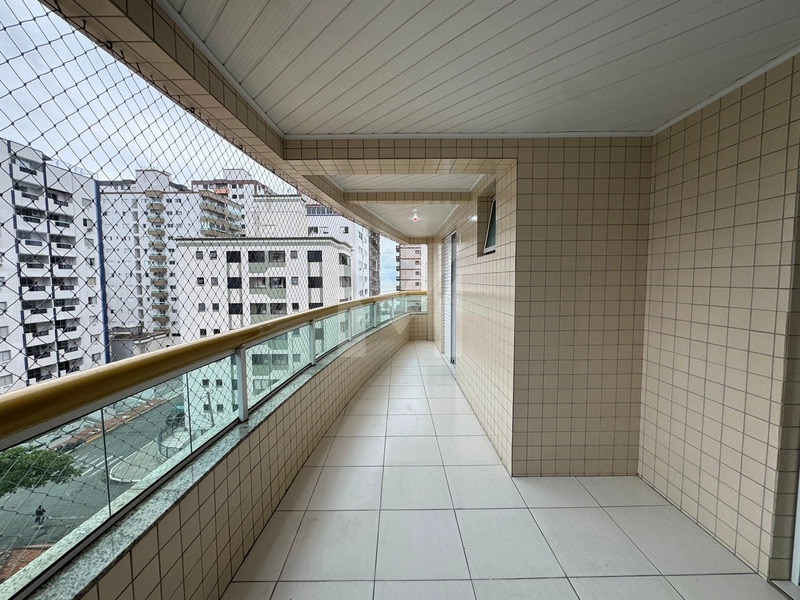 Apartamento 2 Dorm. Varanda gourmet, vista mar na Ocian, 50m da praia: 1ª foto da galeria de imagens do imóvel