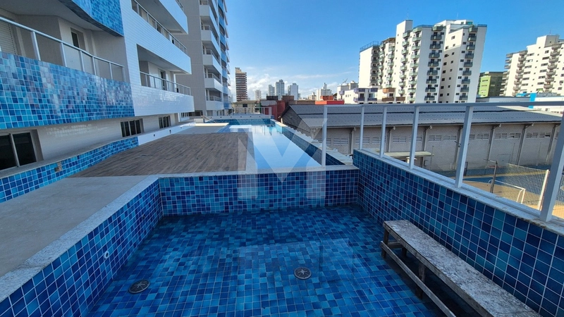 Apartamento de 1 dormitório com vista Mar Boqueirão Praia Grande-SP: 3ª foto da galeria de imagens do imóvel