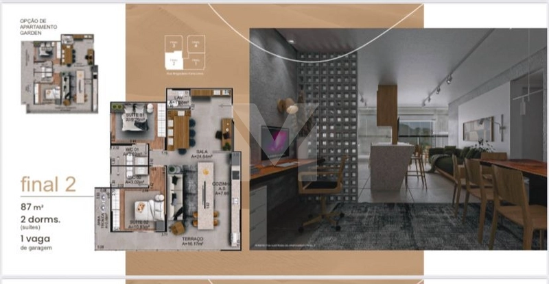 Apartamento dos SONHOS, no MELHOR BAIRRO DA CIDADE!: 8ª foto da galeria de imagens do imóvel