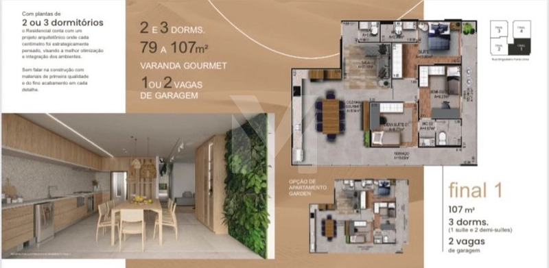 Apartamento dos SONHOS, no MELHOR BAIRRO DA CIDADE!: 1ª foto da galeria de imagens do imóvel