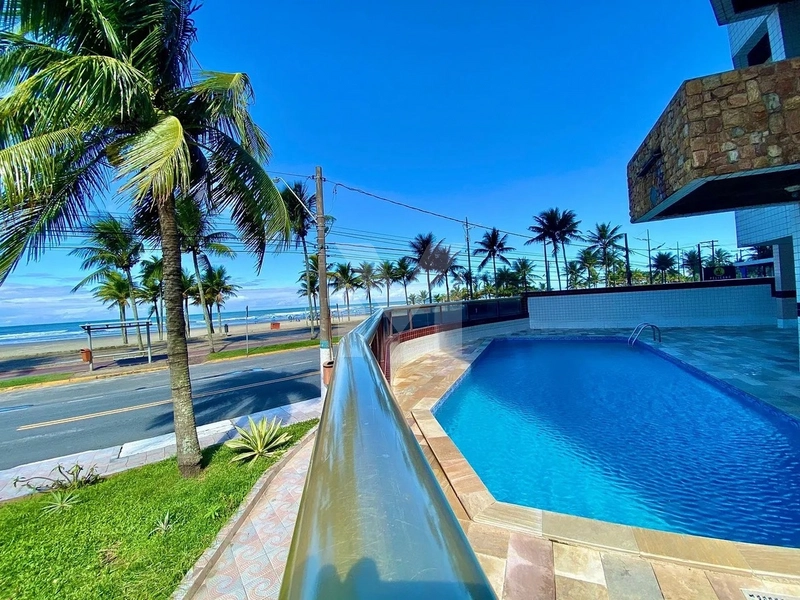Seu apartamento frente ao mar espera por você na Vila Mirim!: 2ª foto da galeria de imagens do imóvel