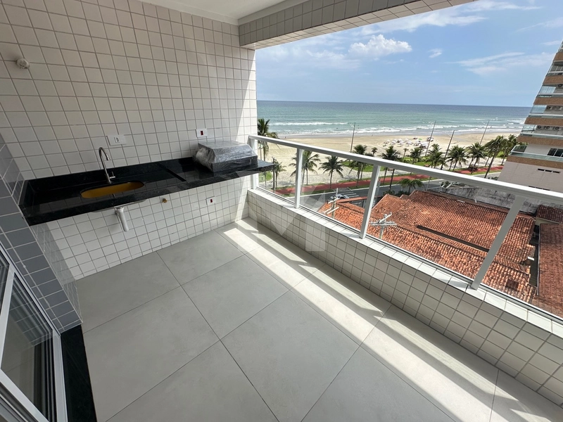 Apartamento com Vista Mar | 2 Dormitórios 1 Suíte | Caiçara: 1ª foto da galeria de imagens do imóvel