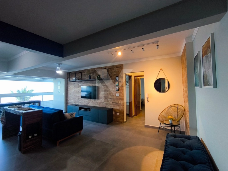 Apartamento de 2 dormitórios frente total para o mar porteira fechada: 5ª foto da galeria de imagens do imóvel