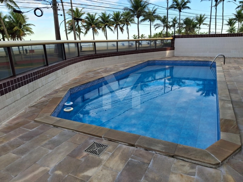 APARTAMENTO 1 DORMITÓRIO COM LINDA VISTA MAR – VILA MIRIM: 2ª foto da galeria de imagens do imóvel
