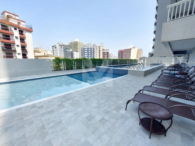 Apartamento 2 dorms. a 100 metros  da praia no Boqueirão: 1ª foto da galeria de imagens do imóvel