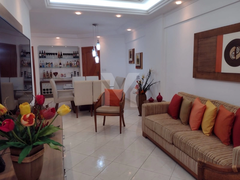 Excelente apartamento 3 dormitórios, 3 suítes, 2 vagas e com vista mar: 5ª foto da galeria de imagens do imóvel