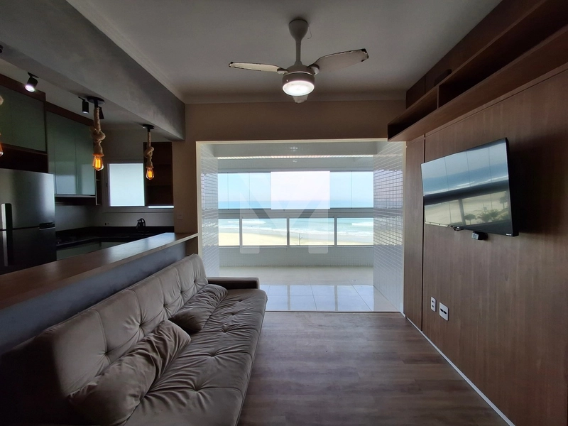 Apartamento 2 dormitórios mobiliado frente total para o mar R$ 850 mil: 21ª foto da galeria de imagens do imóvel