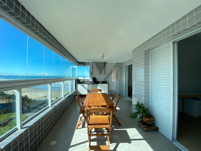 Apartamento vista mar, Prédio frente mar, Praia Grande.: 1ª foto da galeria de imagens do imóvel