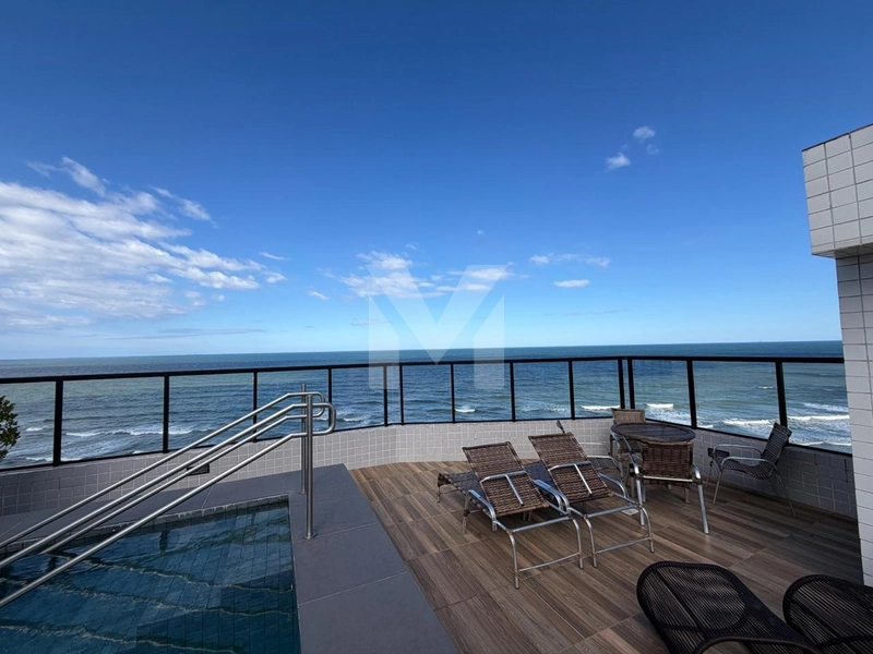 Apartamento frente total para o mar 2 dormitórios mobiliado no Caiçara: 13ª foto da galeria de imagens do imóvel