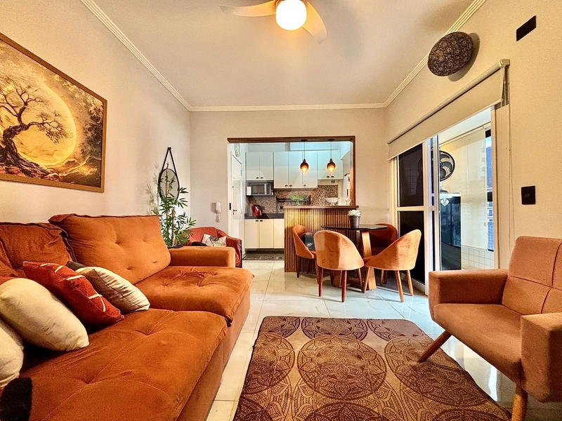 Apartamento 1 Dorm. mobiliado na Ocian há 3 quadras da Praia: 4ª foto da galeria de imagens do imóvel