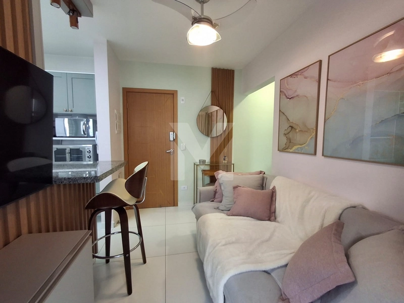 Apartamento 1 dormitório semi mobiliado no Canto do Forte: 9ª foto da galeria de imagens do imóvel