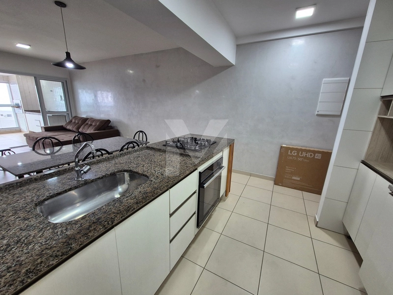 Apartamento mobiliado com vista para o mar para locação em Praia Grand: 11ª foto da galeria de imagens do imóvel