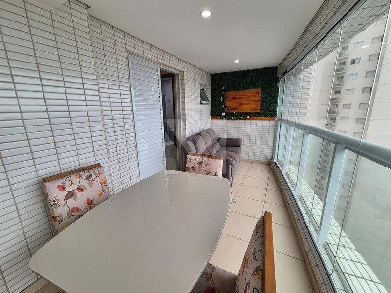Apartamento mobiliado com vista para o mar para locação em Praia Grand: 5ª foto da galeria de imagens do imóvel