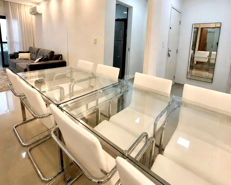Apartamento mobiliado de 2 dormitórios na Guilhermina – Praia Grande: 3ª foto da galeria de imagens do imóvel