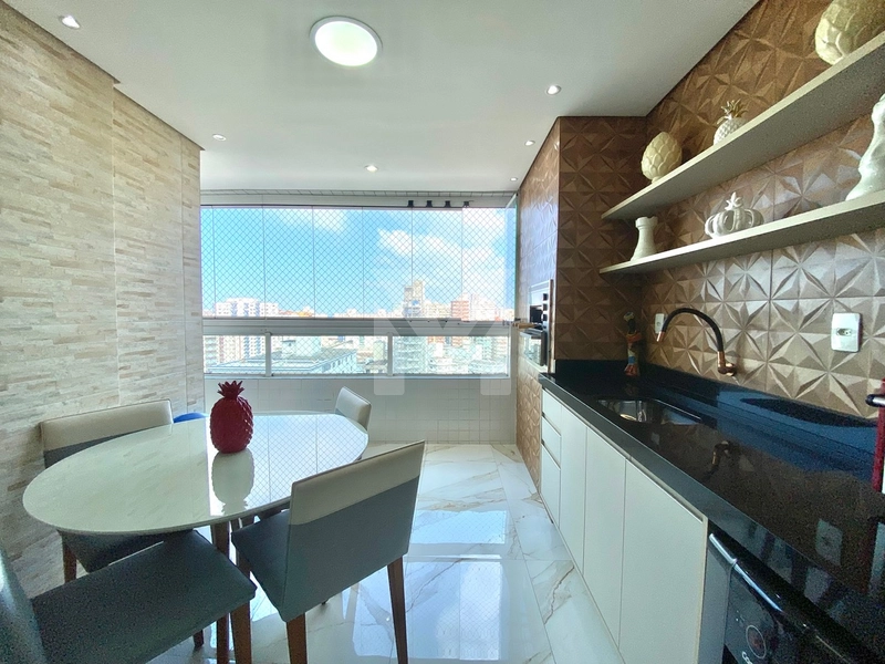 Apartamento Reformado 3 Dorm’s com Vista para o Mar na Guilhermina: 3ª foto da galeria de imagens do imóvel