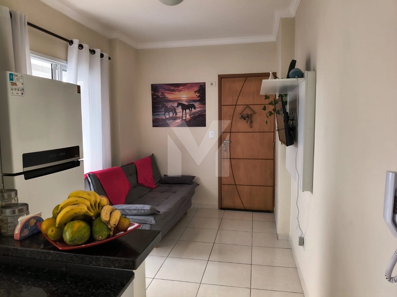 Apartamento à Venda no Boqueirão – 1 Dormitório com Sacada: 1ª foto da galeria de imagens do imóvel