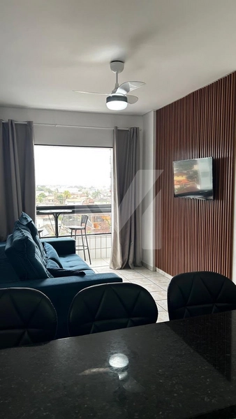 Apartamento à Venda Frente Mar – 1 Dormitório com Vista Mar e Sacada: 2ª foto da galeria de imagens do imóvel