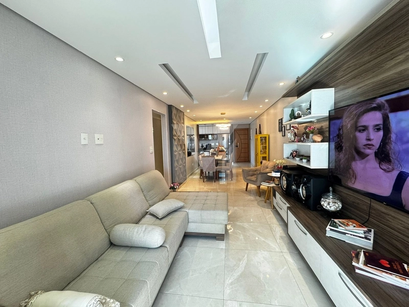 Apartamento 130m², 3 dormitórios, 2 suítes, Canto de Forte: 3ª foto da galeria de imagens do imóvel