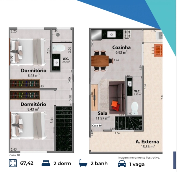 Casa Sobrado em condominio à Venda no Jardim Real – Praia Grande/SP: 25ª foto da galeria de imagens do imóvel