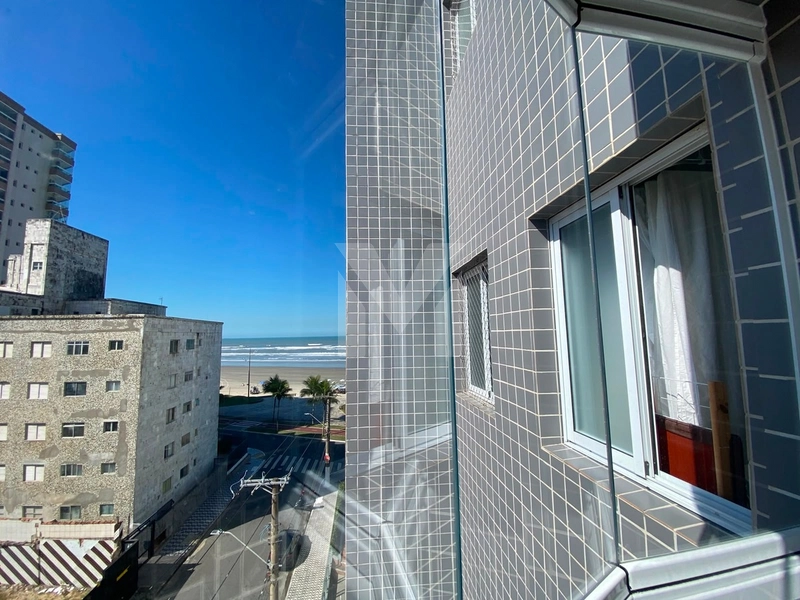 Apartamento vista mar, Caiçara, Praia grande.