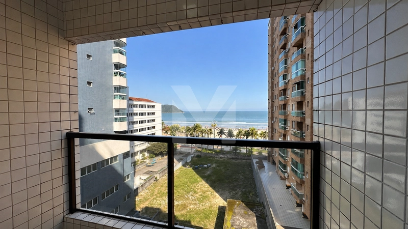 Seu novo lar, no Canto do Forte com vista para o mar espera por você!