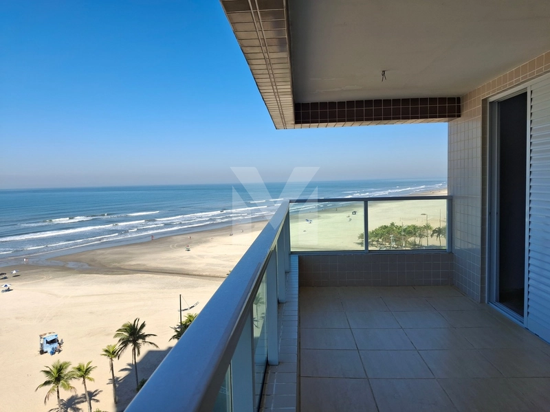 Apartamento 3 dormitórios, frente total para o mar na Vila Mirim.: 13ª foto da galeria de imagens do imóvel