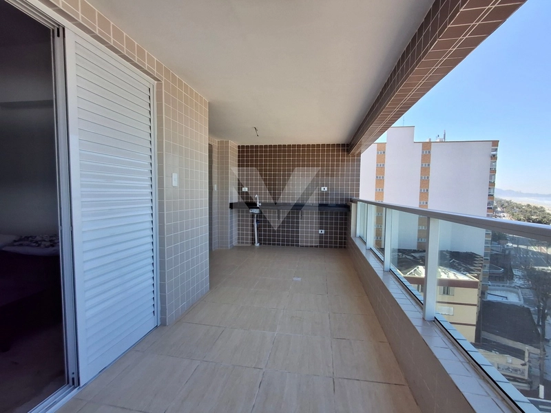 Apartamento 3 dormitórios, frente total para o mar na Vila Mirim.: 9ª foto da galeria de imagens do imóvel