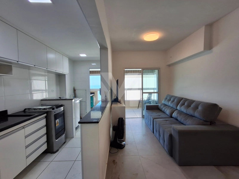 Apartamento 2 dormitórios em prédio frente mar na Vila Mirim.: 11ª foto da galeria de imagens do imóvel
